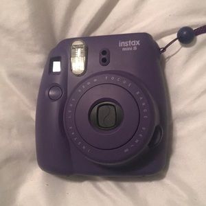 Purple Instax mini 8 camera!!!